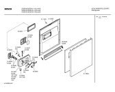 Схема №1 SGS43C02GB Classixx с изображением Передняя панель для посудомоечной машины Bosch 00369478