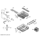 Схема №2 SMS50E12GB с изображением Передняя панель для электропосудомоечной машины Bosch 00675500