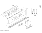 Схема №3 SMI63M05TC с изображением Передняя панель для посудомойки Bosch 00676062