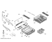 Схема №3 SGS46M62AU с изображением Передняя панель для посудомоечной машины Bosch 00663394
