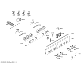 Схема №1 HCE743220G с изображением Стеклокерамика для плиты (духовки) Bosch 00249640
