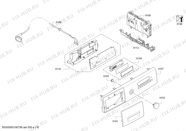 Схема №1 WT47W560FG iQ700 selfCleaning condenser с изображением Кабель для сушильной машины Bosch 00629532