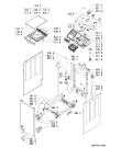 Схема №1 PWA 850 A с изображением Обшивка для стиралки Whirlpool 481245215602