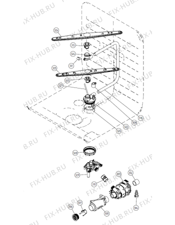 Схема №2 D3112 US   -White Bi (900001058, DW20.1) с изображением Панель управления для посудомойки Gorenje 259815
