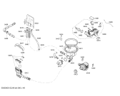 Схема №1 SHV98M03UC с изображением Панель управления для электропосудомоечной машины Bosch 00479232