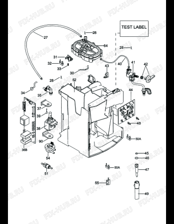 Схема №2 MAGNIFICA ESAM3300 S    S11 с изображением Моторчик для кофеварки (кофемашины) DELONGHI 7313253371