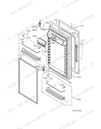 Схема №2 ART 690/LH с изображением Декоративная панель для холодильной камеры Whirlpool 481246049714