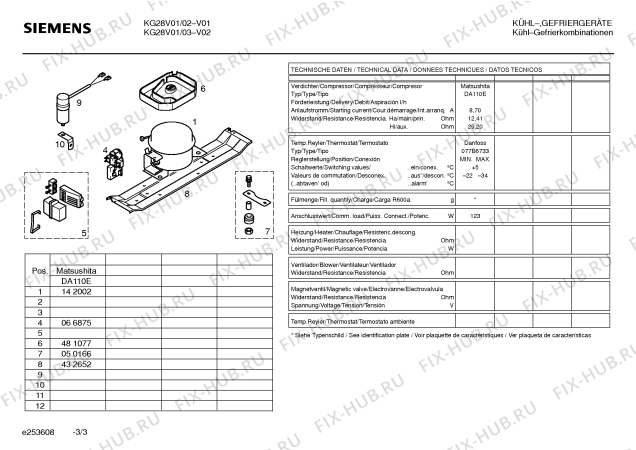 Схема №1 KG28V01 с изображением Панель для холодильника Siemens 00431941