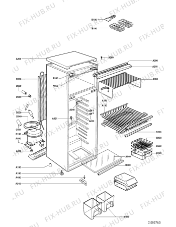 Схема №1 FD 2280 T с изображением Микрореле для холодильной камеры Whirlpool 481928068342