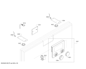 Схема №3 CM450100 с изображением Панель для электрокофемашины Bosch 11010773