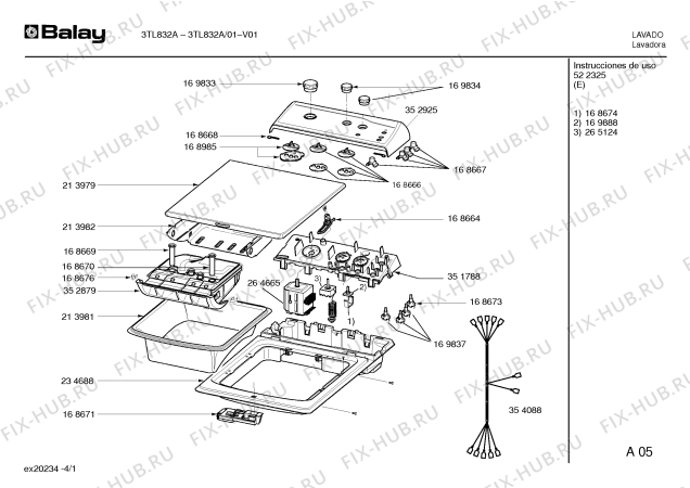 Схема №1 CR60810 VIVA C80 с изображением Модуль управления мотором для стиралки Bosch 00264667