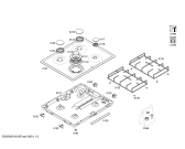 Схема №1 3EFX395B 3G+1W FLAME BA60OVEN с изображением Горелка для плиты (духовки) Bosch 00657735