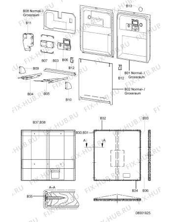 Схема №3 GS 5719 IN с изображением Дверца для посудомоечной машины Whirlpool 481244010388