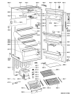 Схема №1 KVIF 2096/A++ с изображением Панель управления для холодильника Whirlpool 480131100682