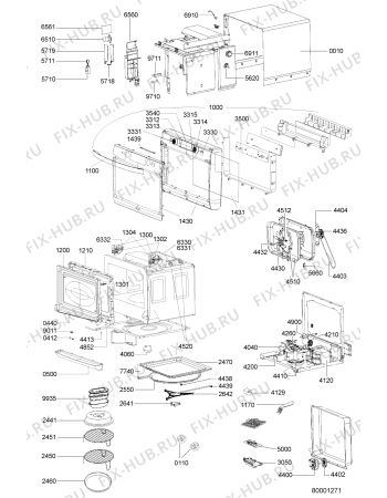 Схема №1 JT 379 SL с изображением Дверца для микроволновой печи Whirlpool 482000013872