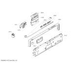 Схема №3 SGV55M73EU с изображением Набор кнопок для посудомойки Bosch 00601853