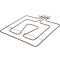 Верхний нагревательный элемент для плиты (духовки) Bosch 00777226 для Neff J1ACE2HW0B
