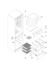 Схема №2 WBR 3712 S2 с изображением Элемент корпуса для холодильной камеры Whirlpool 480188800282