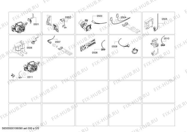 Схема №1 WAU284600W с изображением Дисплейный модуль для стиралки Bosch 10001433