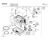 Схема №1 HF16045 с изображением Передняя панель для свч печи Siemens 00268233