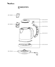Схема №1 BY540D27/87A с изображением Часть корпуса для электрочайника Moulinex SS-201962