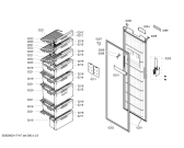 Схема №2 GSN32A20GB Logixx с изображением Дверь для холодильника Bosch 00243617