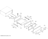 Схема №3 MEMCW301ES с изображением Выдвижной ящик для электропечи Bosch 00670512