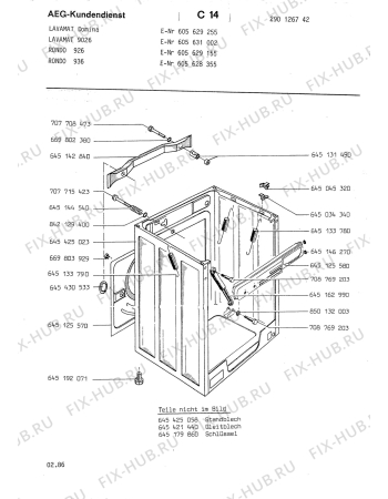 Взрыв-схема стиральной машины Rondo (N Rn) RONDO 936 - Схема узла Section3