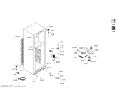 Схема №1 P1KVT2900A с изображением Дверь для холодильной камеры Bosch 00246282