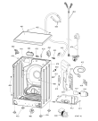 Схема №3 WDL520PUKK (F056871) с изображением Ручка (крючок) люка для стиральной машины Indesit C00273013