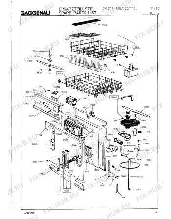 Схема №2 GM335760 с изображением Планка для посудомоечной машины Bosch 00294231