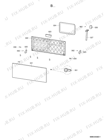 Схема №1 TRW 6070 LI BK с изображением Петля люка (двери) для стиралки Whirlpool 480112101316