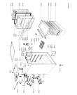 Схема №1 ARG 767 с изображением Часть корпуса для холодильной камеры Whirlpool 481244079146