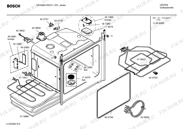 Схема №2 HBN780760 с изображением Ручка двери для духового шкафа Bosch 00438197