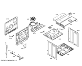 Схема №2 3HB557XP horno.balay.py.2d.CFm.E3_CIF*.pt_bas.inx с изображением Передняя часть корпуса для духового шкафа Bosch 00700526