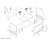 Схема №2 PDR366ZS с изображением Панель управления для плиты (духовки) Bosch 00489177