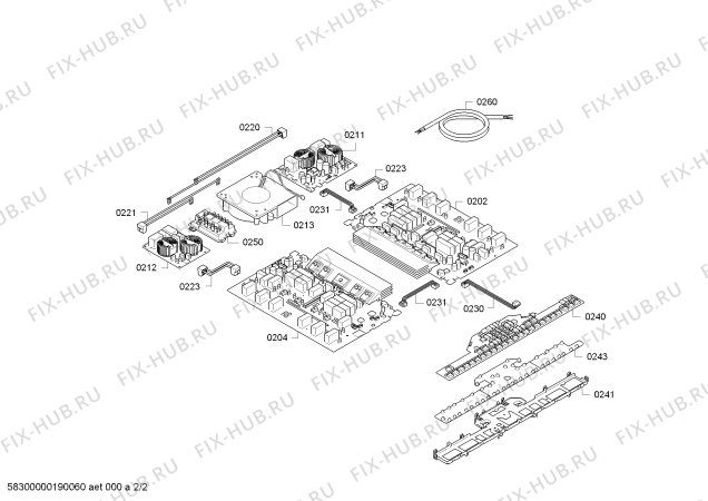 Схема №1 PXY875DE1E с изображением Нижняя часть корпуса для плиты (духовки) Bosch 00773076