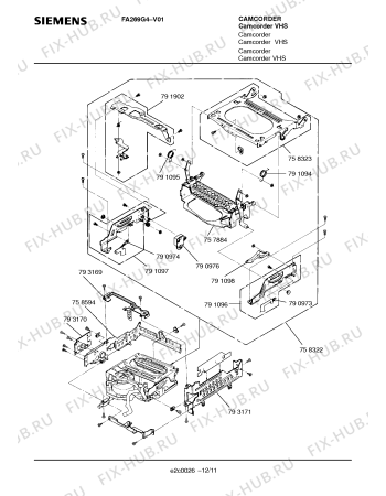 Схема №1 FA269G4 с изображением Лампа для холодильника Siemens 00793205