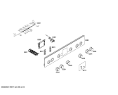 Схема №1 FRS4011WML с изображением Панель управления для плиты (духовки) Bosch 00679600