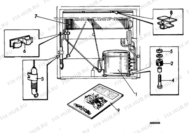 Взрыв-схема холодильника Unknown FG311 - Схема узла C10 Cold, users manual