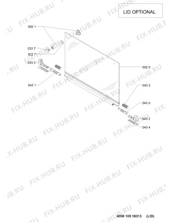 Схема №1 AKT 710/IX с изображением Втулка для духового шкафа Whirlpool 480121100661