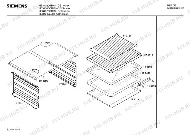 Схема №1 HB35241GB с изображением Панель для плиты (духовки) Bosch 00272048
