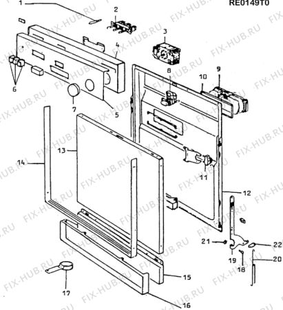 Схема №1 DWV612 (TR53101) с изображением Всякое для посудомоечной машины Indesit C00171289