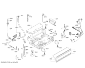 Схема №2 SMS40E02ZA с изображением Панель управления для посудомойки Bosch 00705390