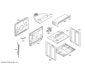 Схема №1 P1HEB31020 с изображением Внешняя дверь для духового шкафа Bosch 00667553