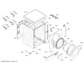 Схема №1 WAS284ECH Logixx 7 VarioPerfect с изображением Панель управления для стиралки Bosch 11005932