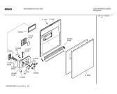 Схема №3 SGS55A02EU с изображением Передняя панель для посудомоечной машины Bosch 00440152