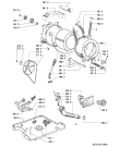 Схема №1 AWM 8105/1 с изображением Обшивка для стиралки Whirlpool 481245211256