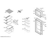 Схема №1 3FEB2410 с изображением Дверь для холодильной камеры Bosch 00246005