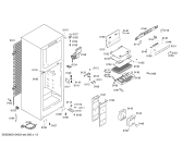 Схема №2 BD4304ANFE с изображением Дверь морозильной камеры для холодильника Bosch 00244520